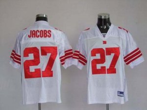nfl new york giants #27 jacobs white