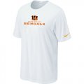 Nike Cincinnati Bengals Authentic Logo T-Shirt - White