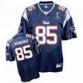 New England Patriots #85 Chad Ochocinco 2012 Super Bowl XLVI Blue