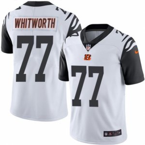 Mens Nike Cincinnati Bengals #77 Andrew Whitworth Limited White Rush NFL Jersey