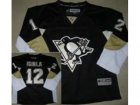 Youth NHL Pittsburgh Penguins #12 Jarome Iginla Black Jerseys