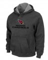 Arizona Cardinals Authentic Logo Pullover Hoodie D.Grey