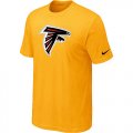 Atlanta Falcons Sideline Legend Authentic Logo T-Shirt Yellow