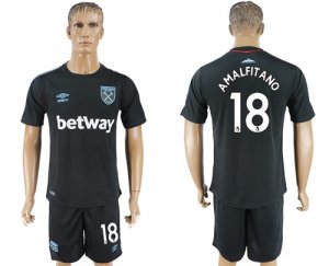 2017-18 West Ham United 18 AMALFITANO Away Soccer Jersey