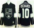 Youth nhl jerseys los angeles kings #10 richards black