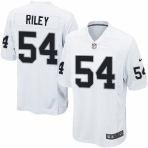 Mens Nike Oakland Raiders #54 Perry Riley Game White NFL Jersey