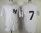 mlb new york yankees #7 mantle white M&N(1951)