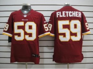 Nike nfl washington redskins #59 fletcher red Elite jerseys