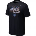 Nike MLB New York Mets 2014 Home Practice T-Shirt - Black