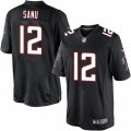 Mens Nike Atlanta Falcons #12 Mohamed Sanu Limited Black Alternate NFL Jersey