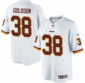 Men\'s Nike Washington Redskins #38 Dashon Goldson Limited White NFL Jersey