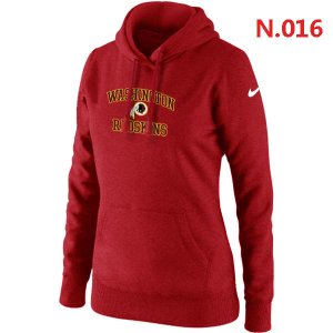 Women NEW Washington Red Skins Heart & Soul Pullover Hoodie red