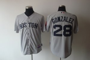 mlb Boston Red Sox #28 Adrian Gonzalez gray[cool base]