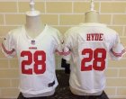 Toddler Nike San Francisco 49ers #28 Carlos Hyde White Jerseys