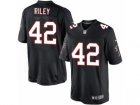 Mens Nike Atlanta Falcons #42 Duke Riley Limited Black Alternate NFL Jersey