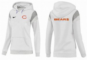 Women Chicago bears Logo Pullover Hoodie-036