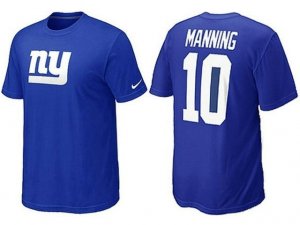 Nike New York Giants 10 Eli Manning Name & Number T-Shirt