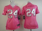 Nike Women Dallas Cowboys #24 Morris Claiborne Pink Jerseys[love s]