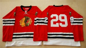 NHL Mitchell And Ness 1960-61 Chicago Blackhawks #29 Noname red Throwback jerseys