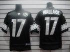 nfl pittsburgh steelers #17 wallace black[specter style]