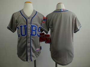 Youth mlb jerseys chicago cubs blank grey