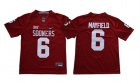 Oklahoma Sooners # 6 Mayfield red 2018 Diamond Edition jersey