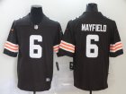 Nike Browns #6 Baker Mayfield Brown 2020 New Vapor Untouchable Limited Jersey