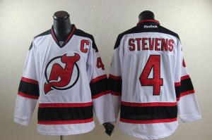 nhl new jersey devils #4 stevens white