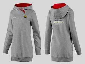 Women Jacksonville Jaguars Logo Pullover Hoodie-038