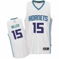 Mens Adidas Charlotte Hornets #15 Percy Miller Authentic White Home NBA Jersey