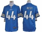 Nike NFL Detroit Lions #44 Jahvid Best blue Jerseys(Limited)