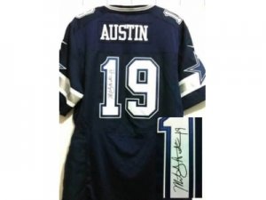 Nike Dallas Cowboys #19 Miles Austin dk.blue jerseys[Elite signature]