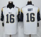 Nike St. Louis Rams #16 Jared Goff White Men Stitched NFL Limited Jersey
