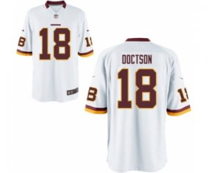 Men\'s Nike Washington Redskins #18 Josh Doctson Game White NFL Jersey