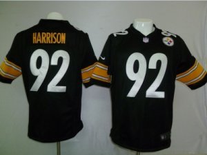 Nike pittsburgh steelers #92 harrison black Game Jerseys