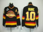2011 Stanley Cup vancouver canucks #10 bure black[ccm]