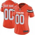 Womens Nike Cleveland Browns Customized Orange Alternate Vapor Untouchable Limited Player NFL Jersey