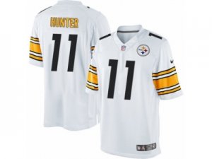 Mens Nike Pittsburgh Steelers #11 Justin Hunter Limited White NFL Jersey