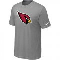 Arizona Cardinals Sideline Legend Authentic Logo T-Shirt Light grey
