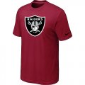 Oakland Raiders Sideline Legend Authentic Logo Dri-FIT T-Shirt Red