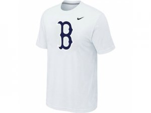 MLB Boston Red Sox Heathered Nike White Blended T-Shirt