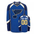 Customized St Louis Blues Jersey Blue Home Man Hockey