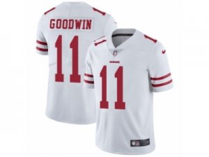 Mens Nike San Francisco 49ers #11 Marquise Goodwin Vapor Untouchable Limited White NFL Jersey