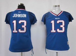 women nfl buffalo bills #13 johnson blue[johnson]