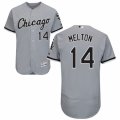 Men's Majestic Chicago White Sox #14 Bill Melton Grey Flexbase Authentic Collection MLB Jersey