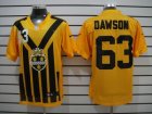 Nike Pittsburgh Steelers #63 Dawson Yellow Colors 1933s Throwback Elite Jerseys