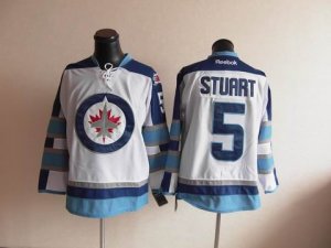 nhl jerseys winnipeg jets #5 stuart white 2011 new