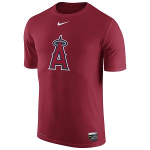 MLB Men\'s Los Angeles Angels of Anaheim Nike Authentic Collection Legend T-Shirt - Red