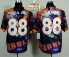 Nike Denver Broncos #88 Demaryius Thomas Team Color Super Bowl 50 Men Stitched NFL Elite Fanatical Version Jersey