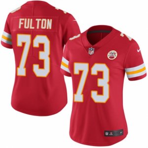 Women\'s Nike Kansas City Chiefs #73 Zach Fulton Limited Red Rush NFL Jersey